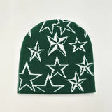 five-pointed star y2k beanie