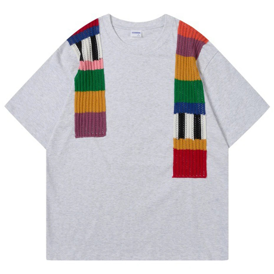 multicolor graduation stole t-shirt