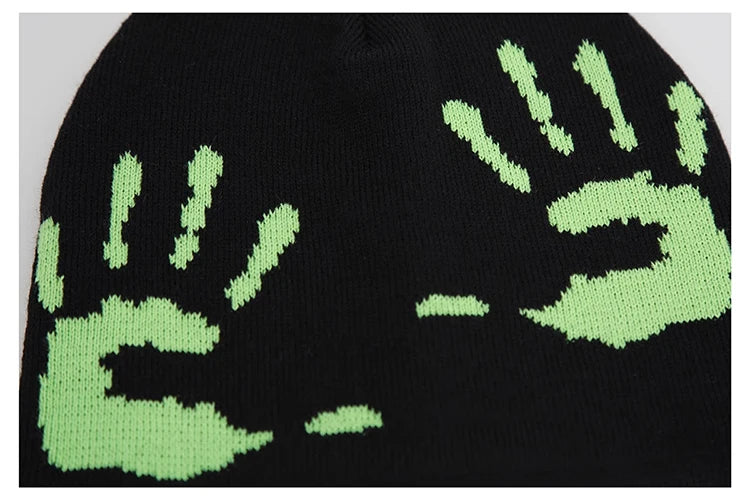 Green Handed y2k Beanie