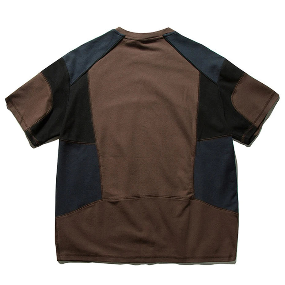 Color Block Streetwear T-Shirt