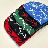 five-pointed star y2k beanie