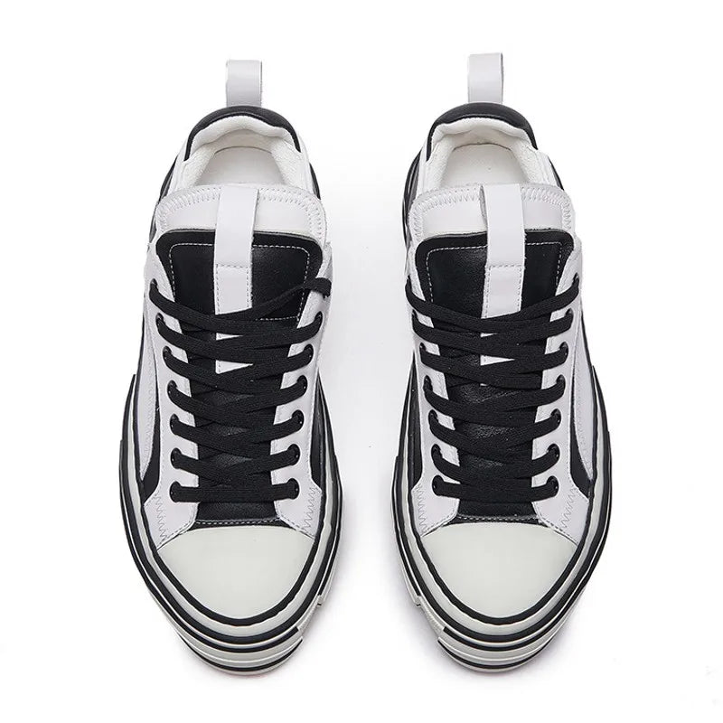 Tierforge Layered Leather Sneakers