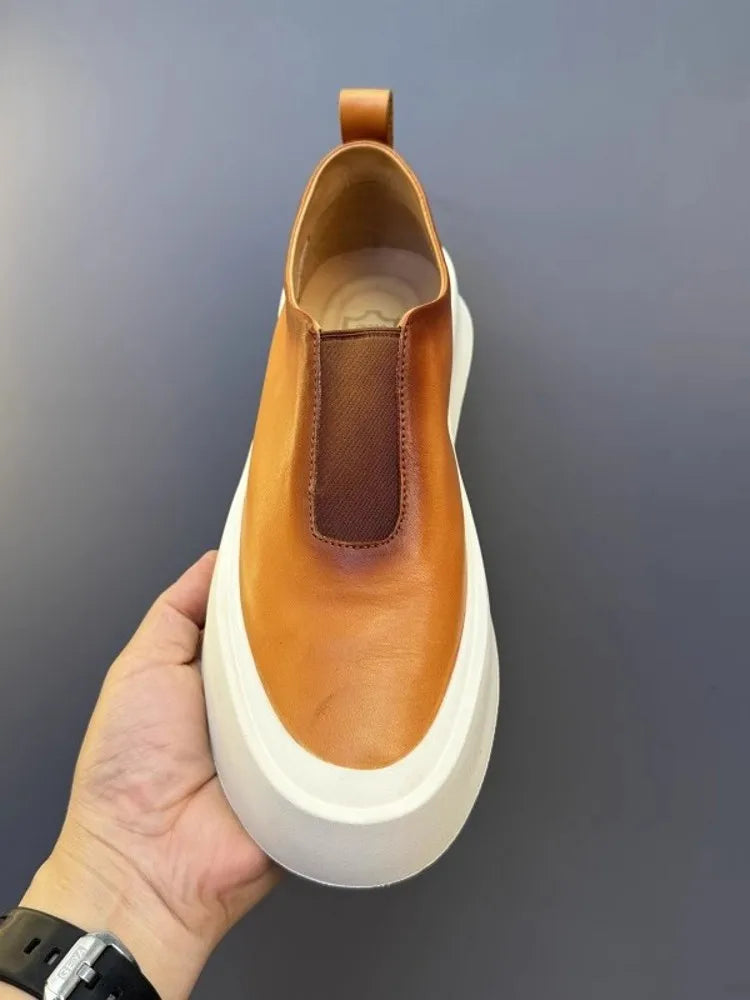 Thick Crest Slip-On Loafers