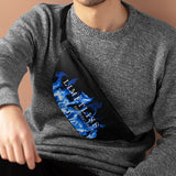 Blue Fire Flame Logo Fanny Pack