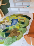 forest handmade 3D rug
