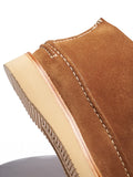 LIMETLISS Suede Moccasin Handmade Ankle Boots