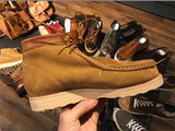 LIMETLISS American Handmade Suede Desert Boots