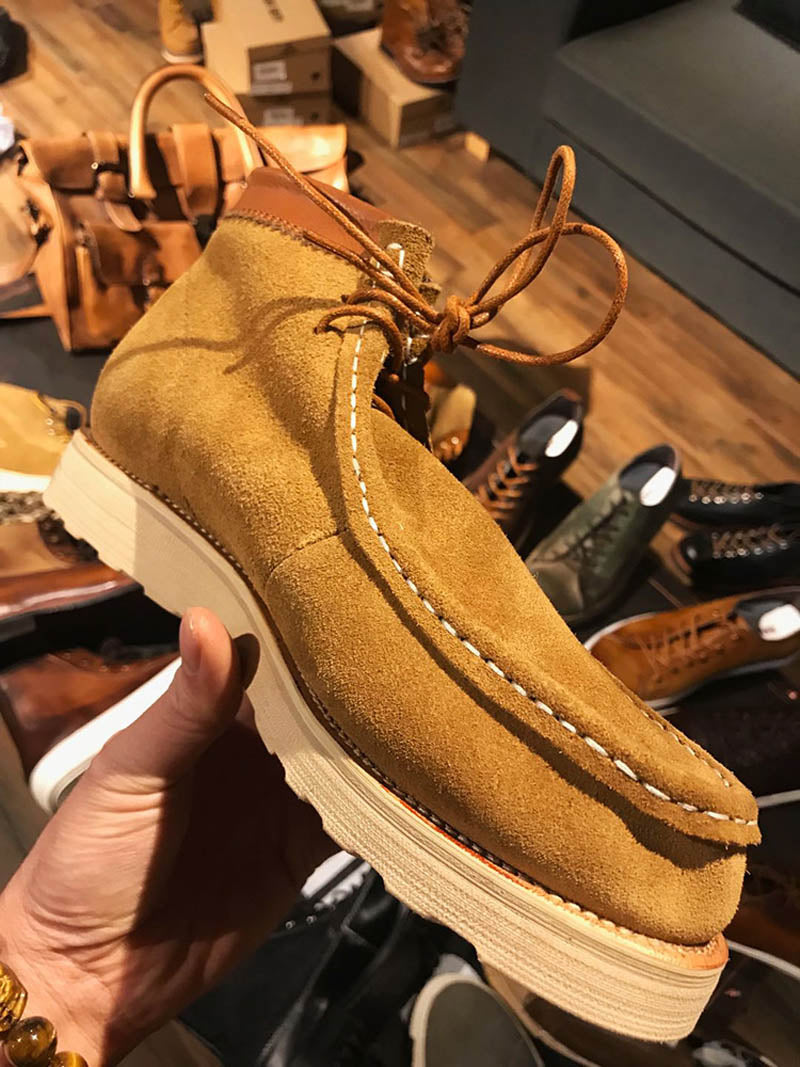 LIMETLISS American Handmade Suede Desert Boots