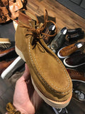 LIMETLISS American Handmade Suede Desert Boots