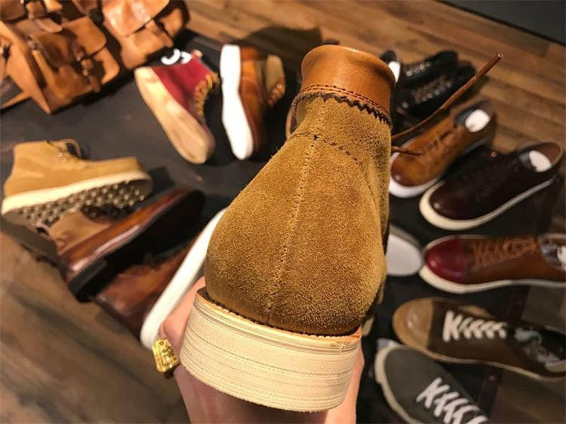 LIMETLISS American Handmade Suede Desert Boots