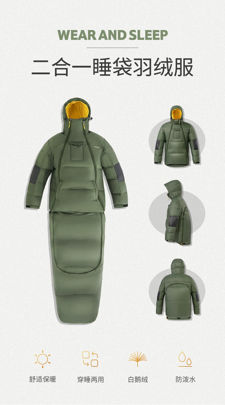 Heavy Duty Sleeping Bag Down Jacket