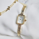 18K Gold Plated & Brass Band Watches