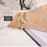 18K Gold Plated & Brass Band Watches