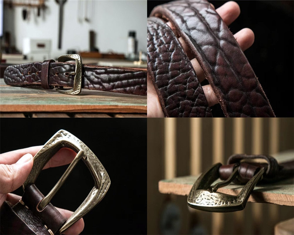 rare yak strong leather belt