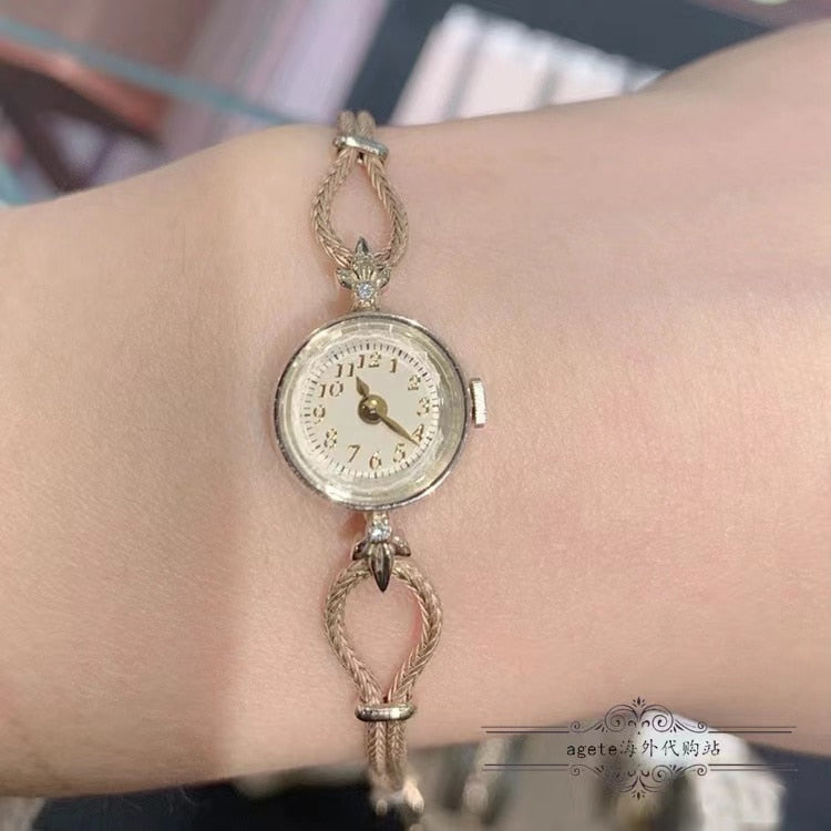 18K Gold Plated & Brass Band Watches