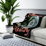 LIMETLISS Chase Your Reality Sherpa Fleece Blanket