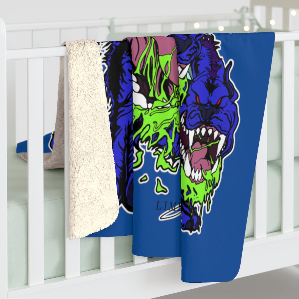 Cerberus Logo Sherpa Fleece Blanket