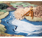 forest handmade 3D rug