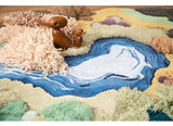 forest handmade 3D rug