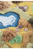 forest handmade 3D rug