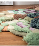 forest handmade 3D rug