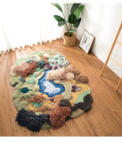 forest handmade 3D rug
