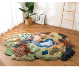forest handmade 3D rug
