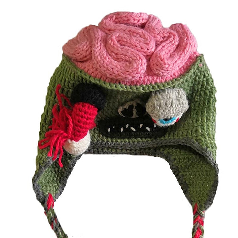 Zombie Eyes Knitted Beanie