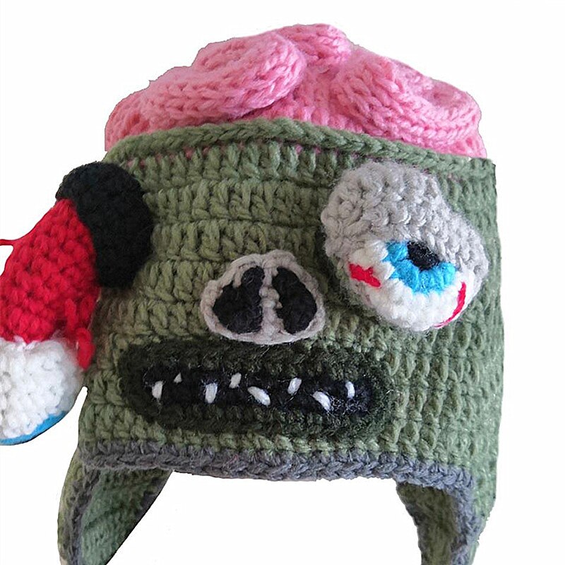 Zombie Eyes Knitted Beanie