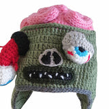 Zombie Eyes Knitted Beanie