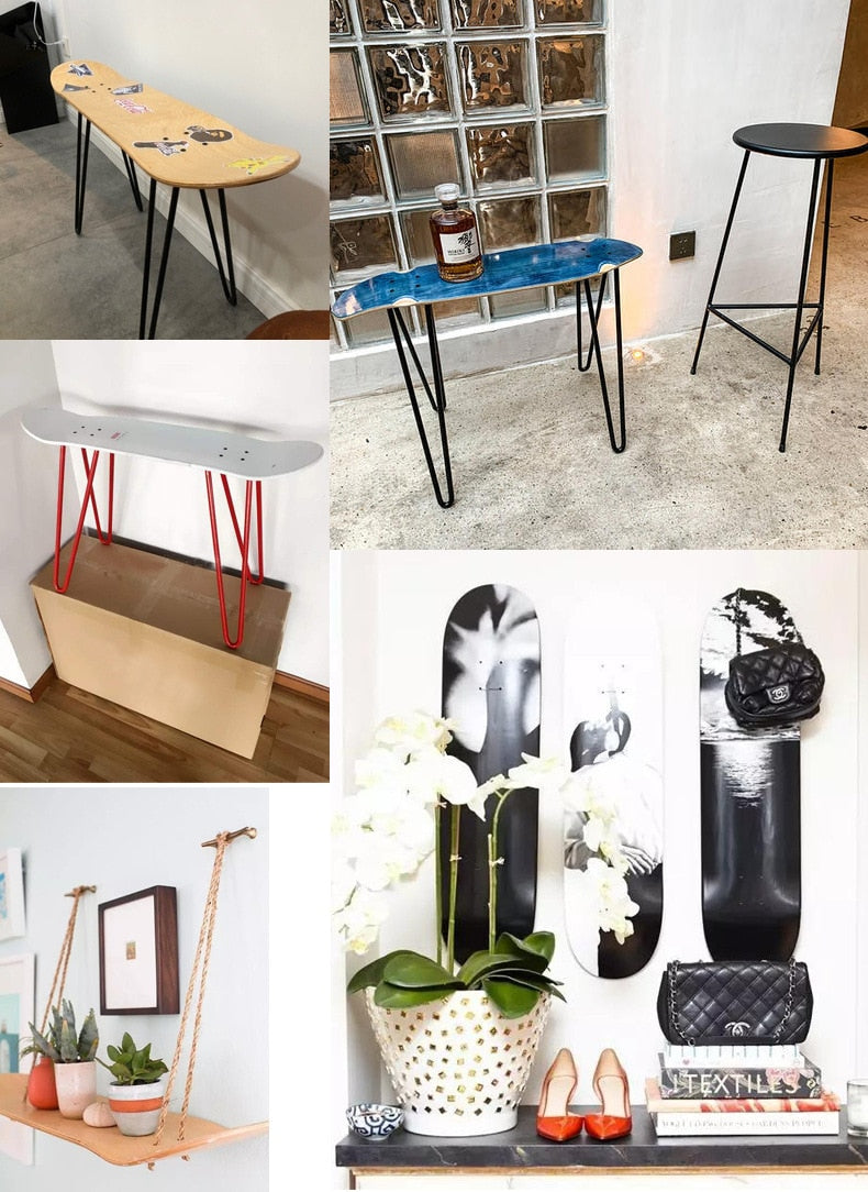 Skateboard Stool Chairs