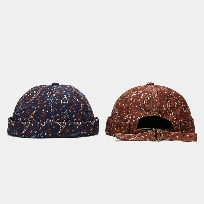 Paisley Skull Caps