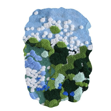 lake forest handmade 3D rug