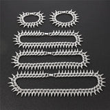 Iced Out Spiked Cuban Link Chain