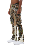 AR699-5 CAMOUFLAGE/WHITE STACKED JEANS