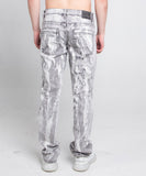 AJ738SL-3 GREY/WHITE VINTAGE SLIM JEANS