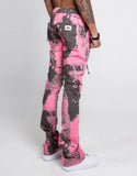 AJ04L COLOR DYE LOOSE JEANS