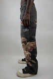 RM205B BABY - Graphic Printed Baggy Jeans