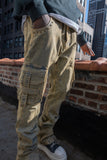 RM207SK -Studded Stacked Cargo Jeans