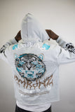 RM1185C Tiger Cropped Hoodie