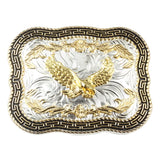 Golden Eagle Western Belt Buckle
