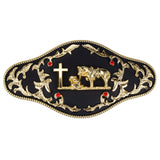 Golden Cross and Bull Buckle