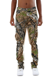 AR699-5 CAMOUFLAGE/WHITE STACKED JEANS