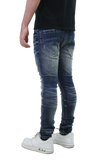 RIPPED MID-RISE SKINNY JEANS