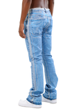 ASJ08 FOIL WASH STACKED JEANS