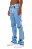 ASJ08 FOIL WASH STACKED JEANS