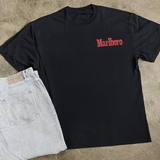 Country 'Herd' Heavy Faded Black Tee