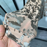 Jacquard Loose Button-up Shirt