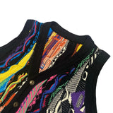 Retro Multicolor Knitted Sweater Vest