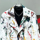Bright Graffiti Printed Jacket